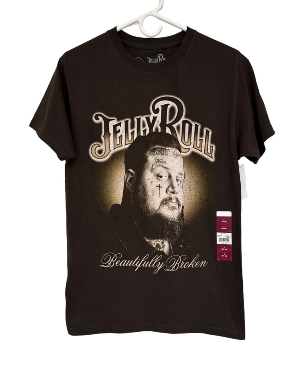 Jelly Roll “Beautifully Broken'” Graphic T-Shirt Men’s Small